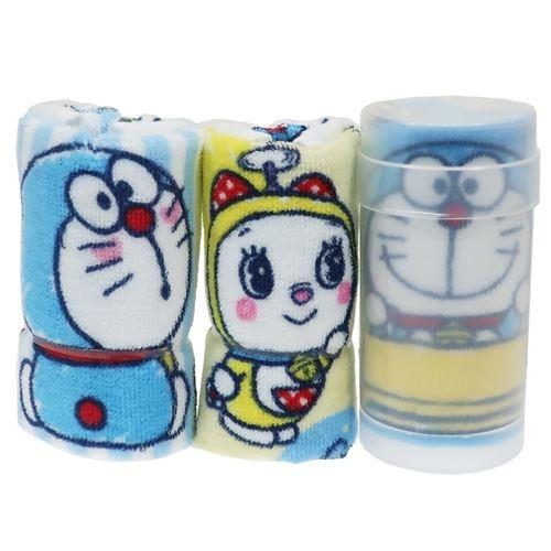 ドラえもん ハンドタオル 円筒ケース付き ハンカチタオル 3枚セット ドラえもんランド サンリオ 3枚組 キャラクターのシネマコレクション 通販 Paypayモール
