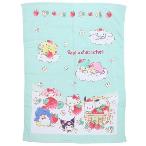 キッズ タオルケット サンリオキャラクターズ 制菌 お昼寝ケット サンリオ 雲の上のいちご畑 子供用