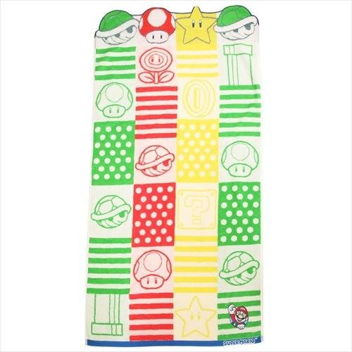任天堂（Nintendo） バスタオル スーパーマリオ ジャガードビッグ