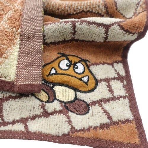 スーパーマリオ キャラクター ミニタオル ジャガード ハンカチタオル くりっとクリボー 丸眞 キャラクターのシネマコレクション 通販 Paypayモール