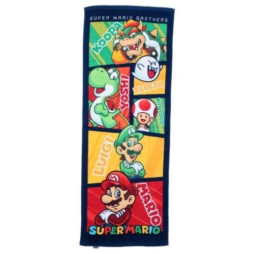 ジュニア バスタオル スーパーマリオ 子供用 プールタオル Nintendo グッズ レギュラーメンバーズ キャラクターのシネマコレクション 通販 Paypayモール