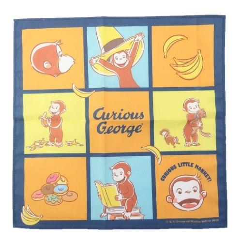 おさるのジョージ 絵本キャラクター ハンカチ ハンカチーフ マイルーティーン キャラクターのシネマコレクション 通販 Paypayモール