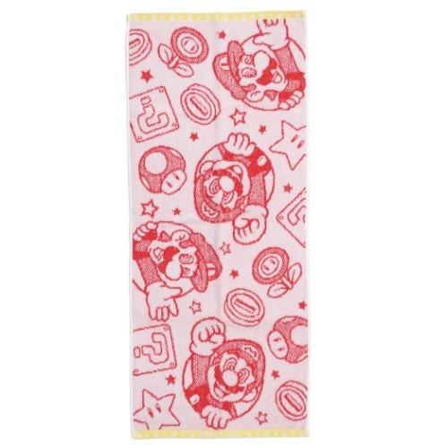 スーパーマリオ キャラクター フェイスタオル ジャガード ロングタオル アイテムアンドフェイス Mrs キャラクターのシネマコレクション 通販 Yahoo ショッピング