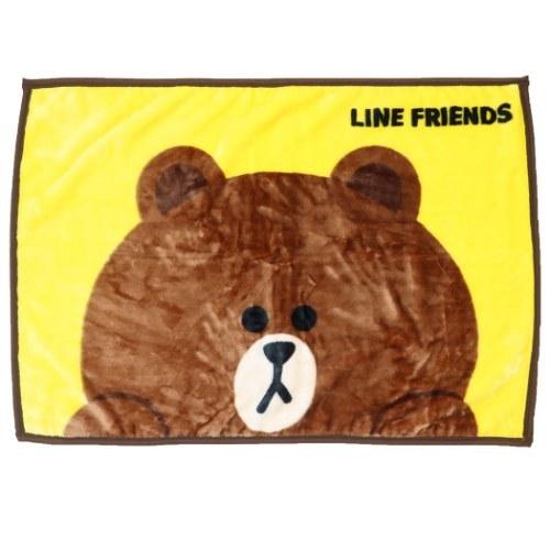 Line Friends グッズ マイヤーブランケット Lineスタンプ キャラクター ひざ掛け毛布 ハッピー ブラウン キャラクターのシネマコレクション 通販 Paypayモール