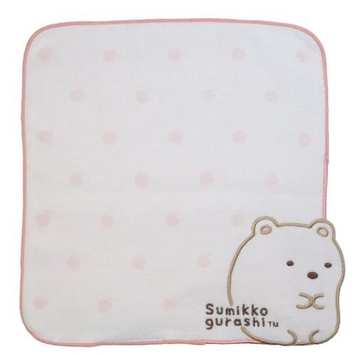 すみっコぐらし サンエックス キャラクター ミニタオル ダイカット ハンカチタオル スカラップしろくま キャラクターのシネマコレクション 通販 Paypayモール