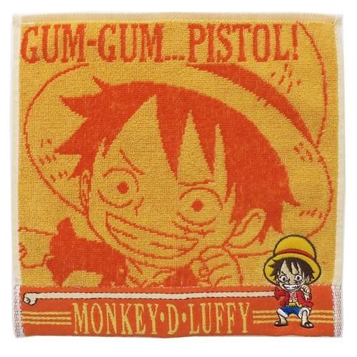 ワンピース One Piece プチギフト ミニタオル アニメキャラクター グッズ 丸眞 海賊王におれはなる メーカー直送