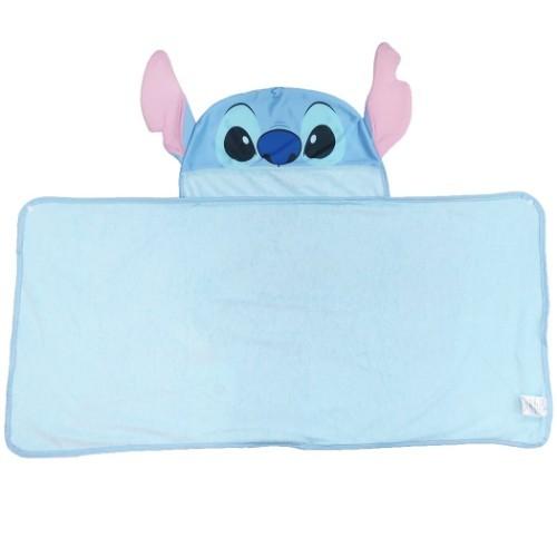 スティッチ フード付き ひんやりポンチョ なりきり クールブランケット