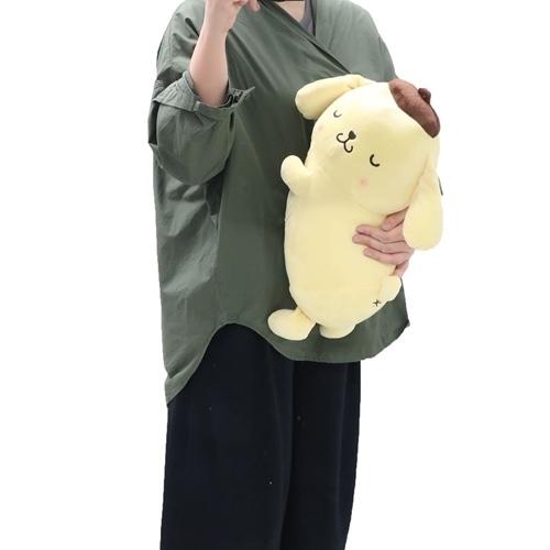 ポムポムプリン ぬいぐるみクッション すやすや 添い寝枕 サンリオ