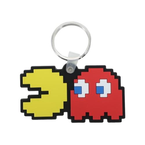パックマン グッズ ダイカット ラバー キーホルダー キーリング プリンキー ゲームキャラクター キャラクターのシネマコレクション 通販 Paypayモール