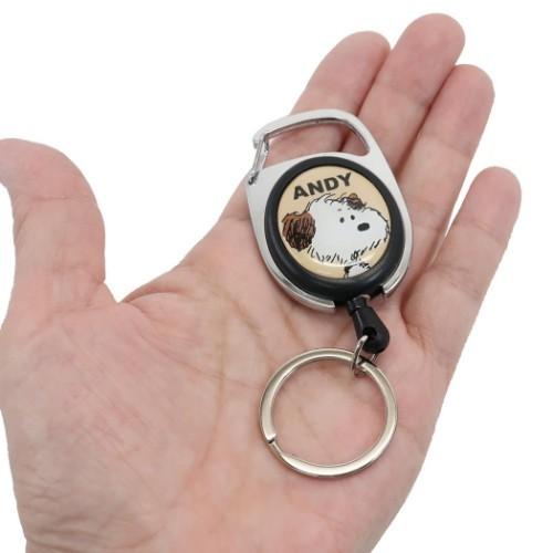 スヌーピー ピーナッツ キャラクター リール付き キーホルダー メタリール アンディ ナカジマコーポレーション キャラクターのシネマコレクション 通販 Paypayモール