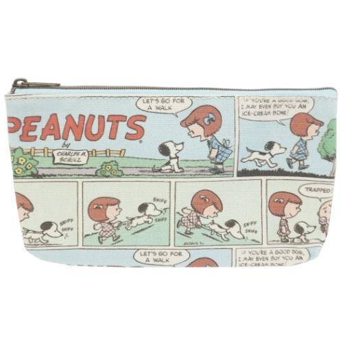 スヌーピー ピーナッツ キャラクター ペンケース スリム ロングポーチ 50年代コミックシリーズ キャラクターのシネマコレクション 通販 Paypayモール