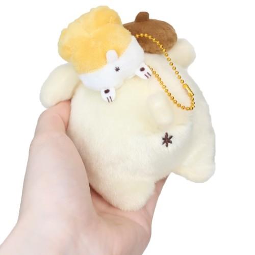 ポムポムプリン しばんばん キャラクター マスコット ミニ ぬいぐるみ