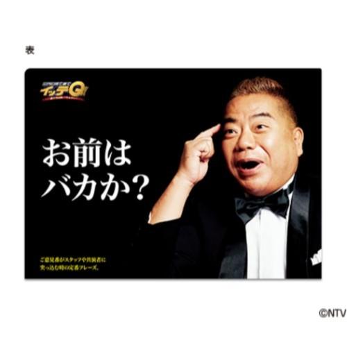 世界の果てまでイッテQ! クリアフォルダー A4 シングル クリアファイル