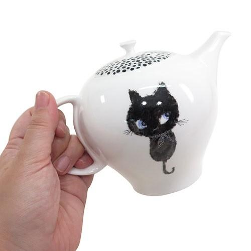 Black Cat ティーポット カトウ シンジ ポット クロネコ シリーズ qui