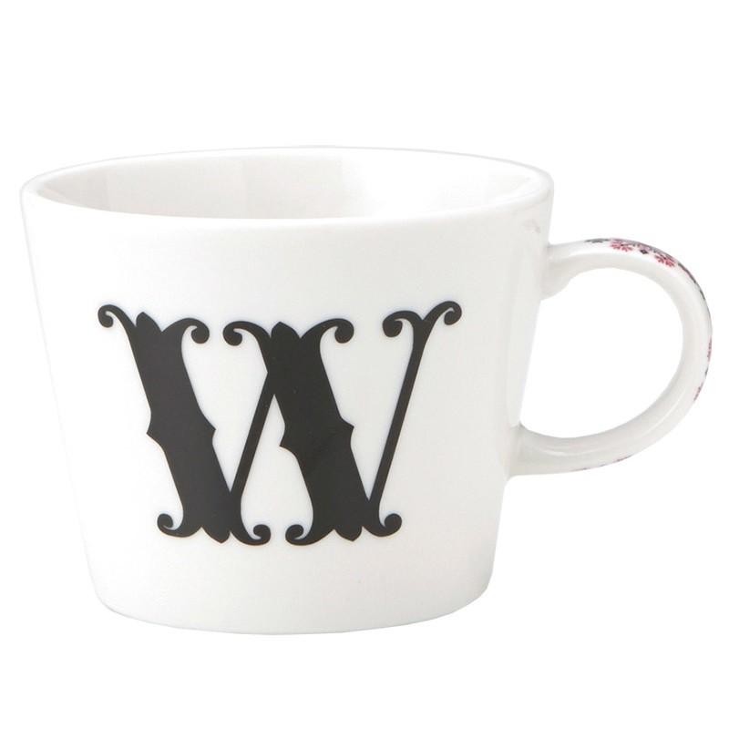 東欧風alphabet Mug イニシャル マグカップ 小皿 ギフトセット アルファベット プレート付マグカップ W Made In Japan 日本製 誕生日ギフト雑貨 キャラクターのシネマコレクション 通販 Paypayモール