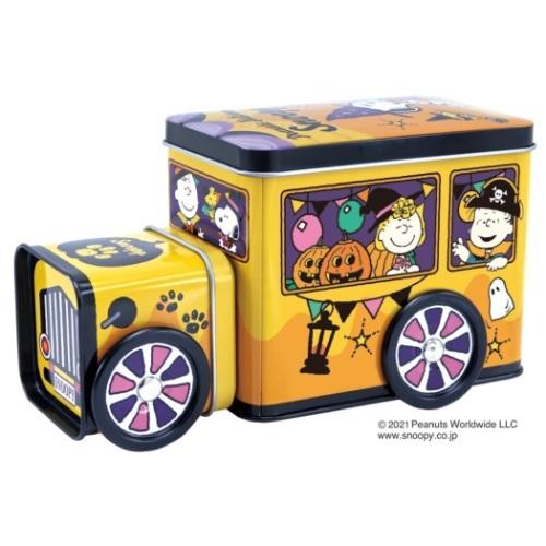 スヌーピー ハロウィンお菓子 バス缶inバタークッキー Halloween 現品 ピーナッツ ハート