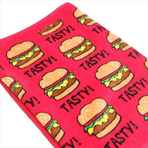 フェイスタオル Tasty Burger プリントロング Towel ハンバーガー オクタニ かわいい おもしろ雑貨 キャラクターのシネマコレクション 通販 Paypayモール