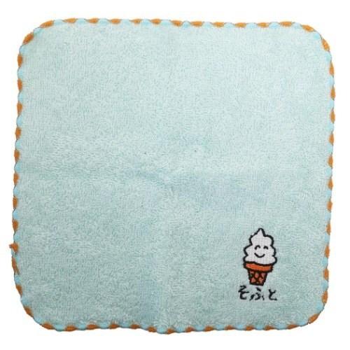 ミニタオル おえかきシリーズ ワンポイント 刺繍 ハンカチタオル そふとさん おもしろ雑貨 きもかわ キャラクターのシネマコレクション 通販 Paypayモール