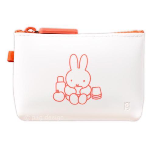 ミッフィー グッズ コスメポーチ 絵本キャラクター NUU small ヌウスモール レッド 爆買