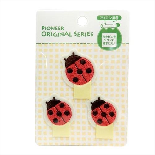 てんとう虫 名札つけアップリケ3個セット ネームワッペン 名札 グッズ パイオニア 入園 入学 準備雑貨 キャラクターのシネマコレクション 通販 Paypayモール