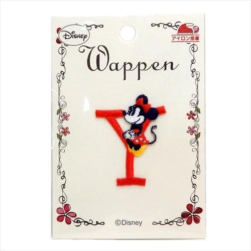ワッペン ミッキー ミニー イニシャルアイロンパッチ アルファベット Y ディズニー パイオニア 手芸用品 キャラクターのシネマコレクション 通販 Paypayモール