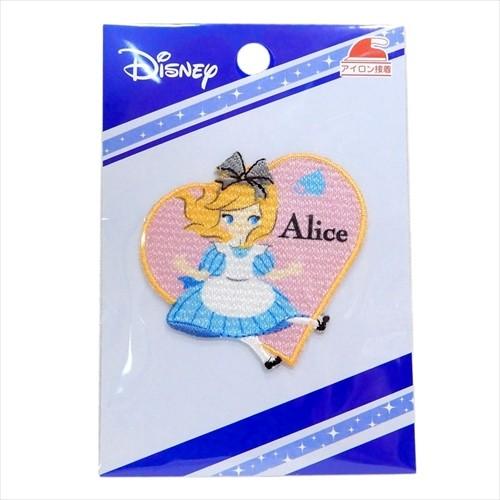 ふしぎの国のアリス アイロンパッチ ディズニー ワッペン キャラクター グッズ パイオニア 手芸用品 入園 入学 準備雑貨 セール