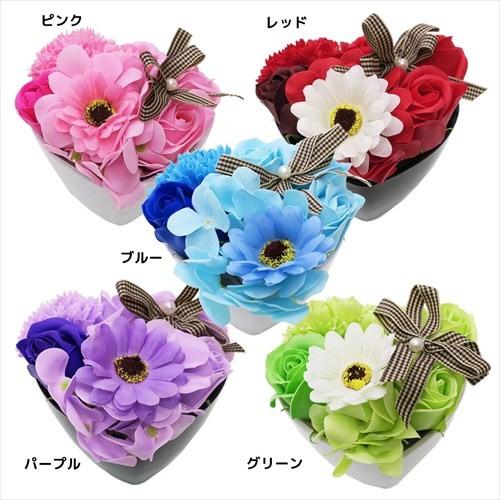 アレンジフラワーPOT 14×11× お花の贈り物 ソープ フラワー ギフト雑貨