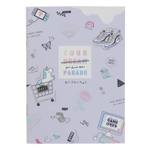 お小遣いノート 可愛い A6 おこづかい帳 グラデ Q Lia 激安超特価 ユアドリームパレード