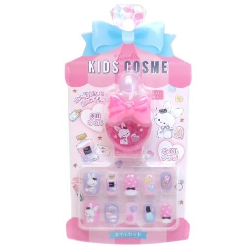 トゥインクルキッズコスメ グッズ 水性ネイル ネイルチップ 化粧雑貨 キッズコスメ マイリトルラパン