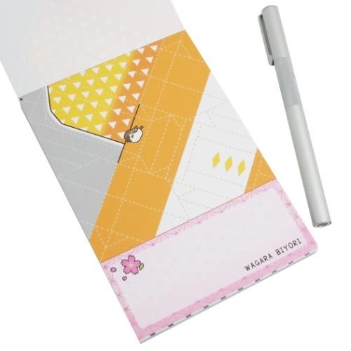 激安商品 メモ帳 和柄びより おりがみ メモ 刀b 5柄各枚 和風文具 Materialworldblog Com