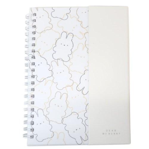 高品質 リングノート グッズ マグネット B6 Wリングノート かわいい ディアマイバニー クッキー569円 Aynaelda Com