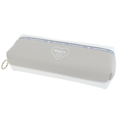 筆箱 小学生 中学生 高校生 女の子 スマート 2ポケット ペンポーチ ダイアリー グレー グッズ キャラクターのシネマコレクション 通販 Paypayモール