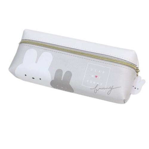 筆箱 グッズ スマート 2ポケット ペンポーチ 小学生 中学生 高校生 女の子 ディアマイバニー グレー キャラクターのシネマコレクション 通販 Paypayモール