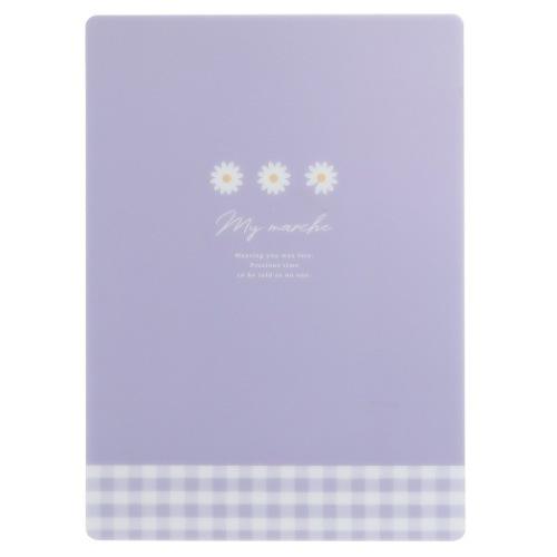 下敷き フラッフィーデイジー デスクパッド パープル 大人可愛い グッズ Majesticxpress Com