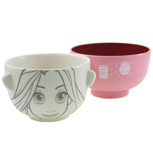 素晴らしい価格 ディズニー Disney プリンセス グッズ ラプンツェル ミニお茶碗 汁椀セット 食器ギフト 子供用食器 Discoversvg Com