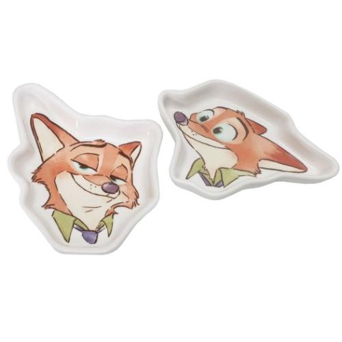 ズートピア グッズ 小皿 キャラクター 磁器製 ミニプレート 2枚セット ニック ディズニー キャラクターのシネマコレクション 通販 Paypayモール