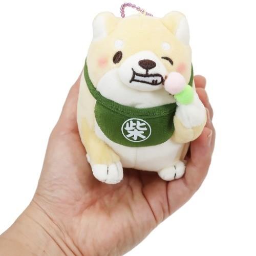 忠犬もちしば 柴犬 グッズ ミニ ぬいぐるみ ボールチェーン マスコット きなこ だんご エスケイジャパン キャラクターのシネマコレクション 通販 Paypayモール