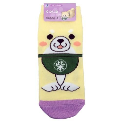 忠犬もちしば レディース ソックス 女性用靴下 きなこフェイス 柴犬 グッズ キャラクター キャラクターのシネマコレクション 通販 Paypayモール