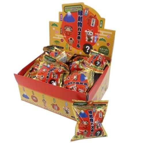 バスボール 24個入BOX 日本の縁起物 入浴剤 抹茶の香り まとめ買い