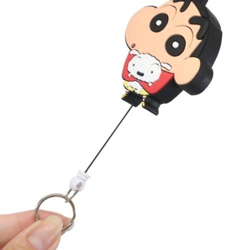 クレヨンしんちゃん アニメキャラクター ラバー リール キーホルダー キーリング パジャマしんちゃん エスケイジャパン キャラクターのシネマコレクション 通販 Paypayモール
