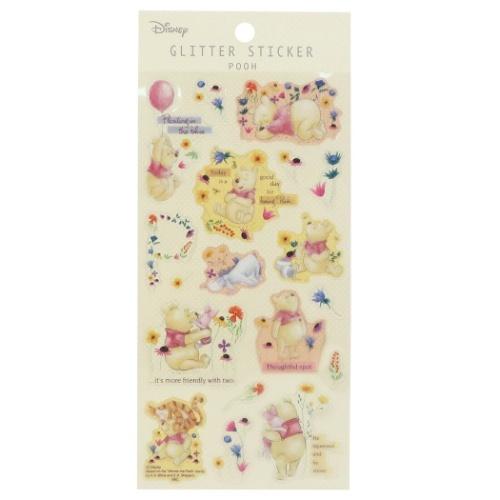 くまのプーさん ラメ ミニ ステッカー シールシート ディズニー S Cコーポレーション 手帳デコ Decoシール かわいい 女の子 キャラクターのシネマコレクション 通販 Paypayモール