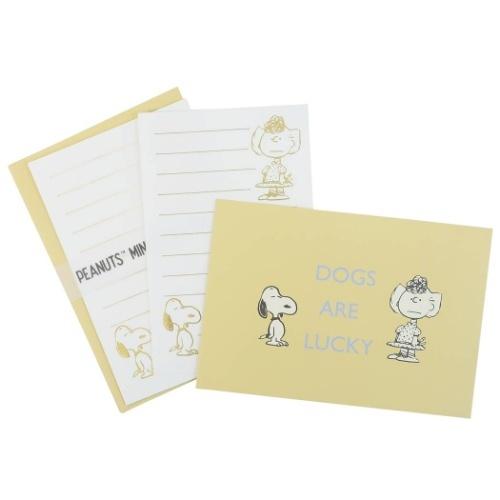 SNOOPY スヌーピー グッズ ミニ レターセット ピーナッツ キャラクター