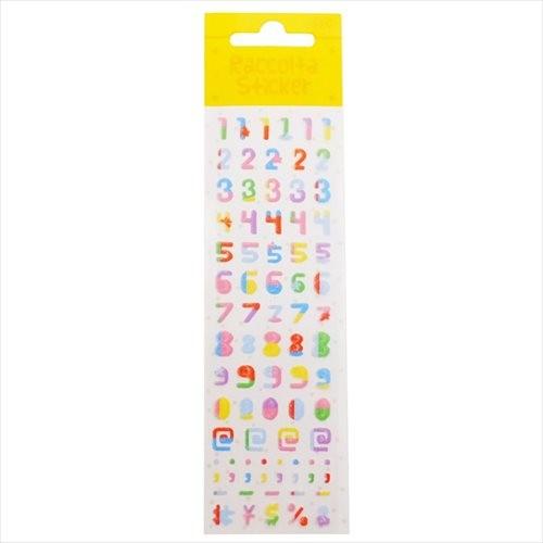 ラコルテステッカー ナンバー 数字 シールシート Rcm038 S Cコーポレーション かわいい 手帳デコ グッズ キャラクターのシネマコレクション 通販 Paypayモール