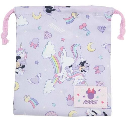 ミッキー＆フレンズ ミニーマウス きんちゃくポーチ S 巾着袋 総柄  