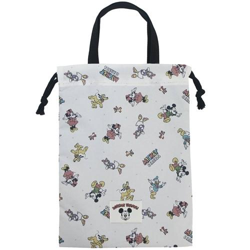 体育館靴かばん ミッキー フレンズ シューズバッグ ディズニー 卸売 粧美堂 総柄 新入学