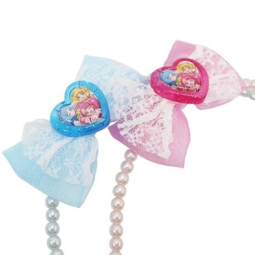 ヒーリングっどプリキュア ヘアーアクセサリー パール風 リボンカチューシャ 粧美堂 女の子向け キャラクターのシネマコレクション 通販 Paypayモール