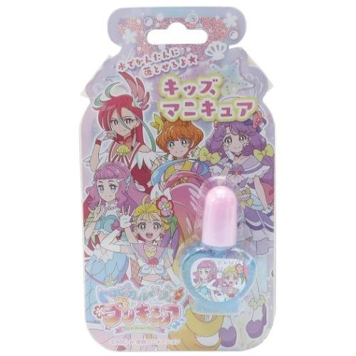 トロピカルージュプリキュア 子供用 ネイルアート 水で簡単に落とせる キッズ マニキュア キャラクター ラメブルー キャラクターのシネマコレクション 通販 Paypayモール