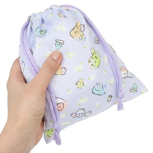 受注生産品 すみっコぐらし キャラクター 巾着袋 きんちゃくポーチ S 総柄 新入学599円 Aynaelda Com