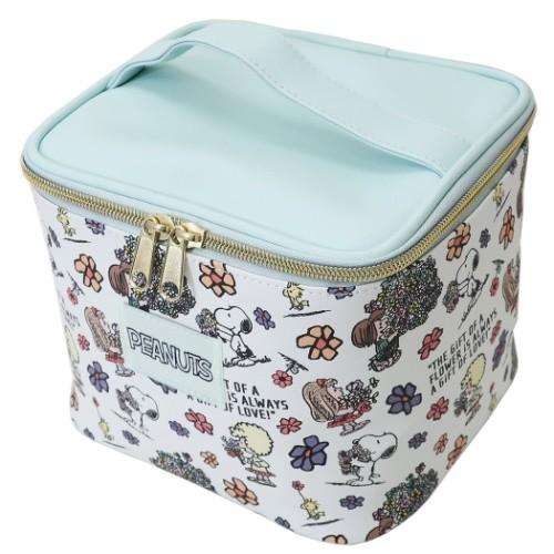 スヌーピー コスメポーチ バニティポーチ フラワーシリーズ ピーナッツ 粧美堂 キャラクターのシネマコレクション 通販 Paypayモール