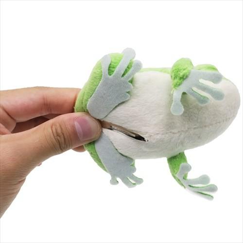 ぬいぐるみクリップ カエル Earth Wind バッジ アニマル グッズ ぬいぐるみクリップ カエル Earth Wind バッジ アニマル グッズ